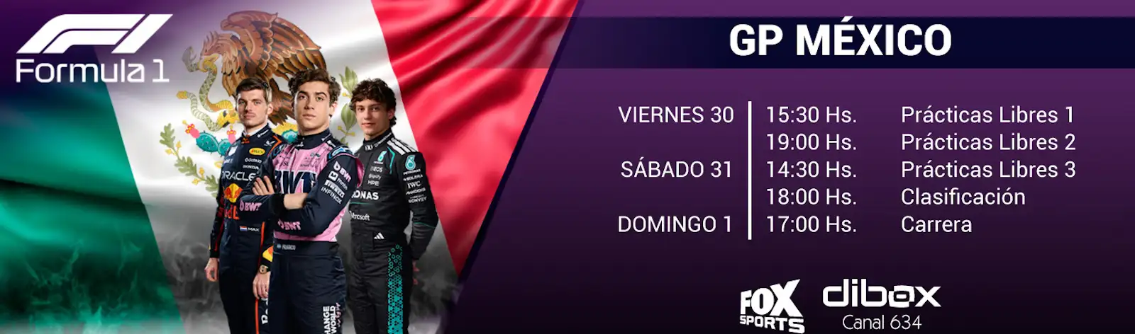 F1 Fox Redes GP MÉXICO_Portada TW
