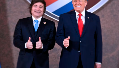 Javier Milei y Donald Trump - foto afp 1