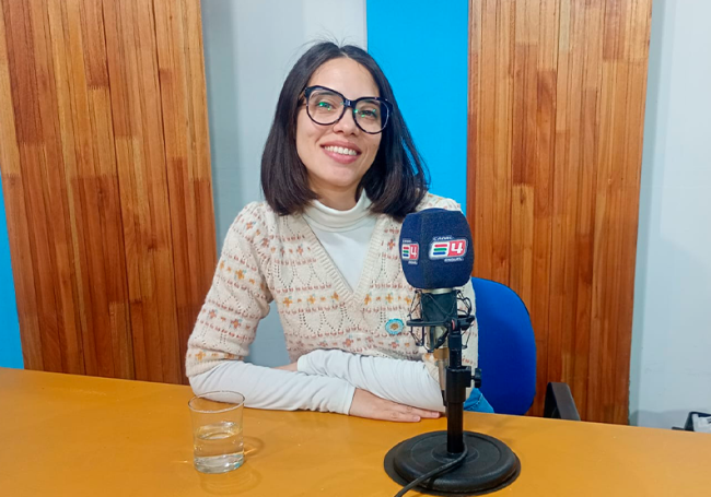agostina kadomoto en canal 4