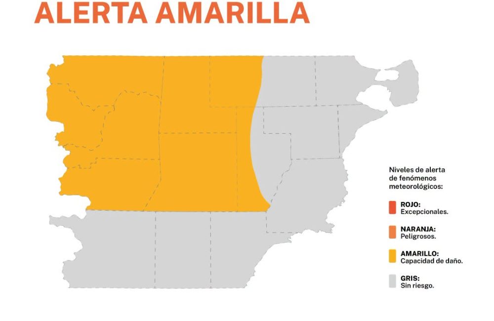 alerta amarilla 8-07-26 nieve