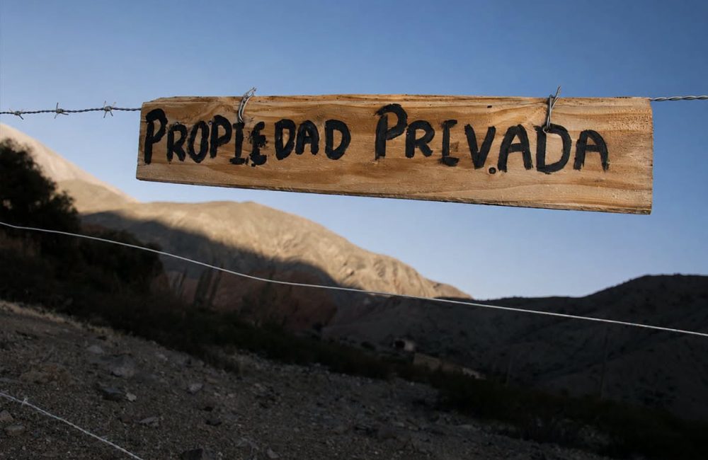cartel propiedad privada