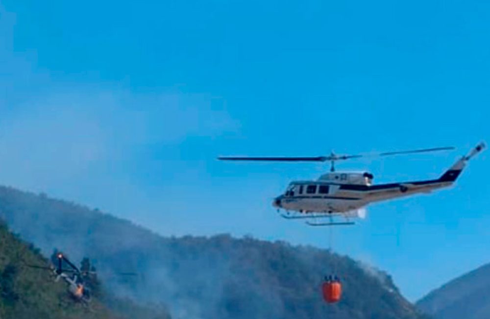 helicopteros en pto patriada