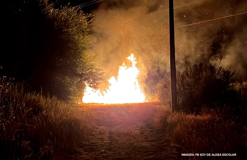 incendio aldea escolar foto fb soy de aldea escolar