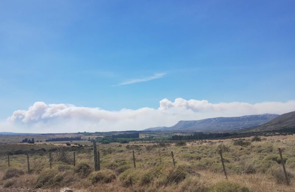 incendio desde rio percy