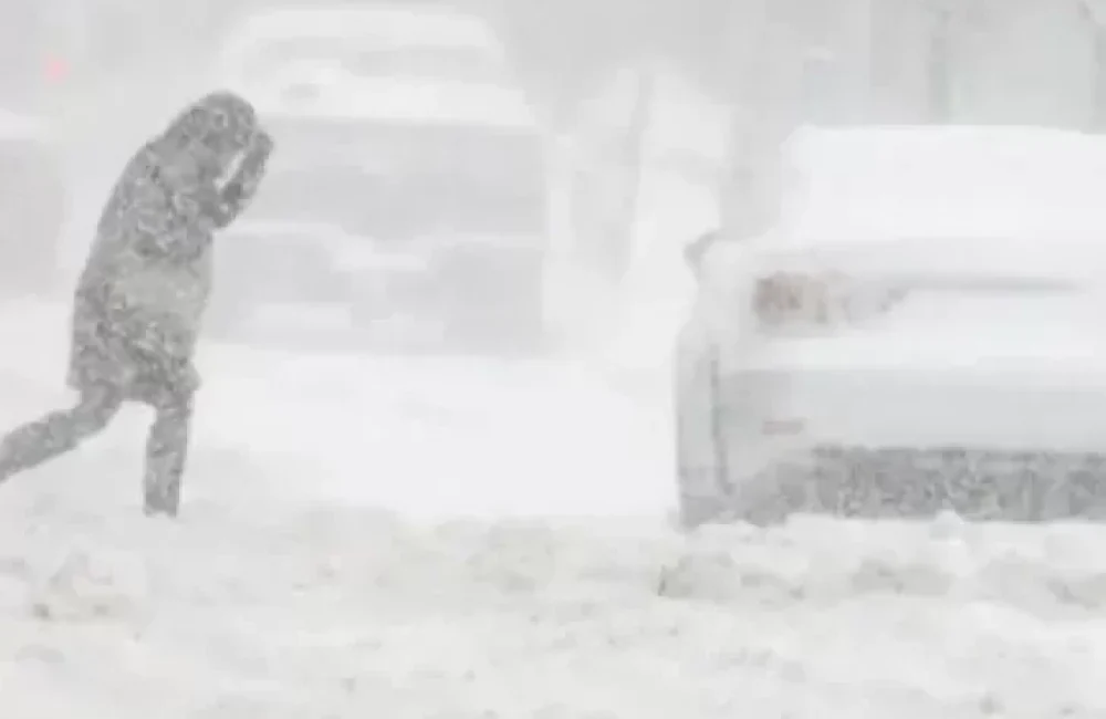 nieve y viento