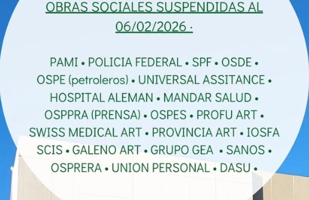 obras sociales cortadas