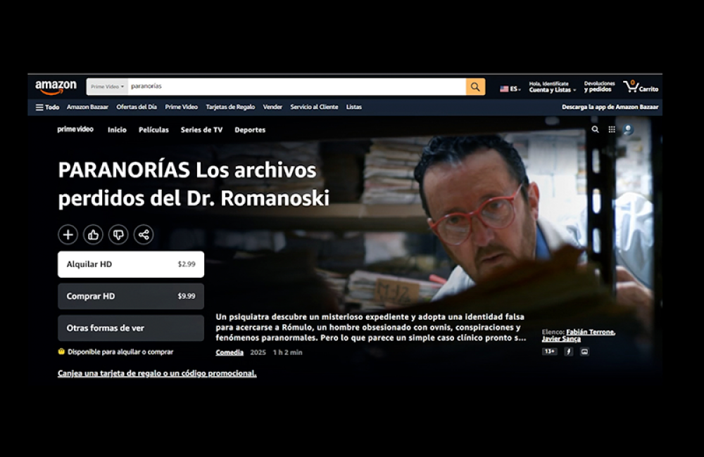 paranorías en prime portada