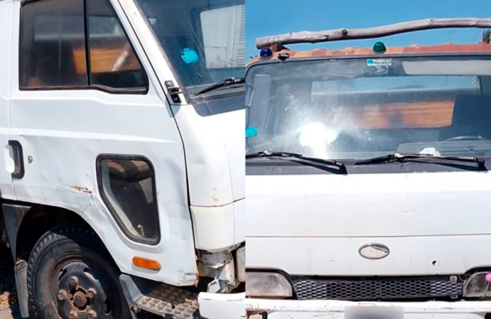 secuestro camión kia 1