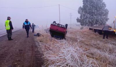 vuelco en ruta 259