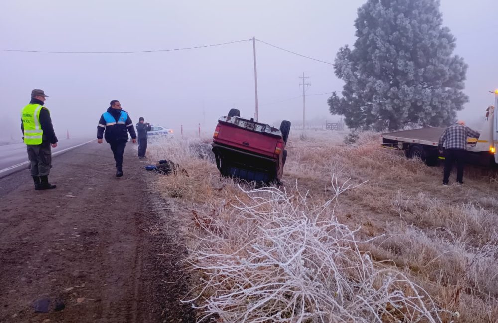 vuelco en ruta 259